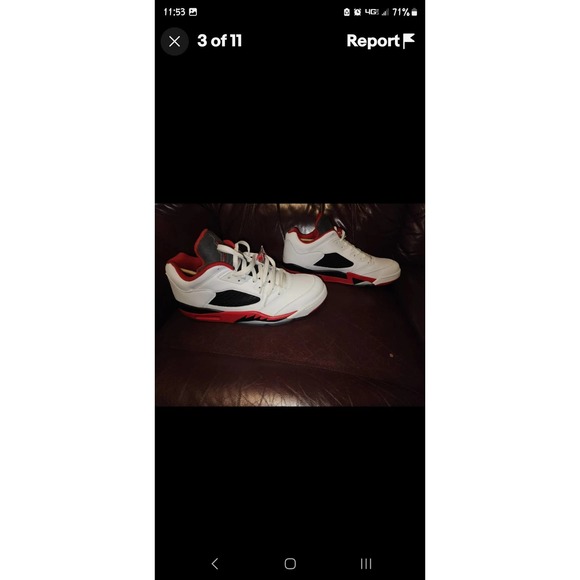 Air Jordan 5 Retro Low \'Fire Red\' 819171-101 main image 6